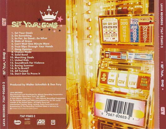 CIV : Set Your Goals (CD, Album)