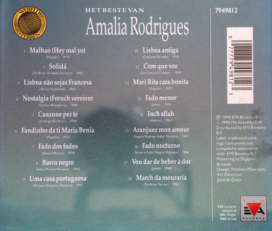 Amália Rodrigues : Het Beste Van Amalia Rodrigues (CD, Comp)