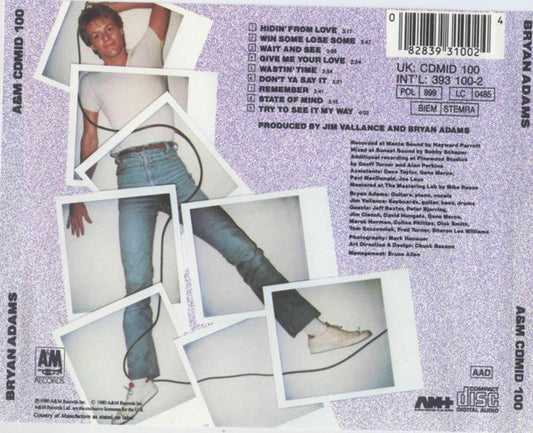 Bryan Adams : Bryan Adams (CD, Album)
