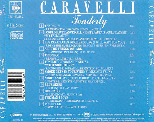 Caravelli & His Orchestra : Tenderly (CD, Album)