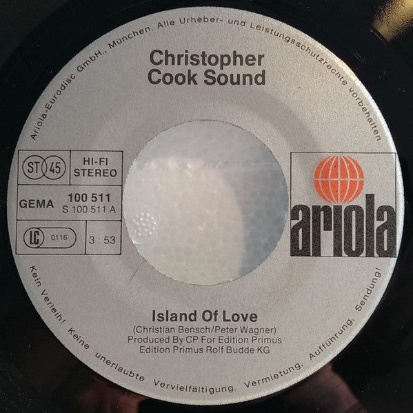 Christopher Cook Sound : Island Of Love (7", Single)