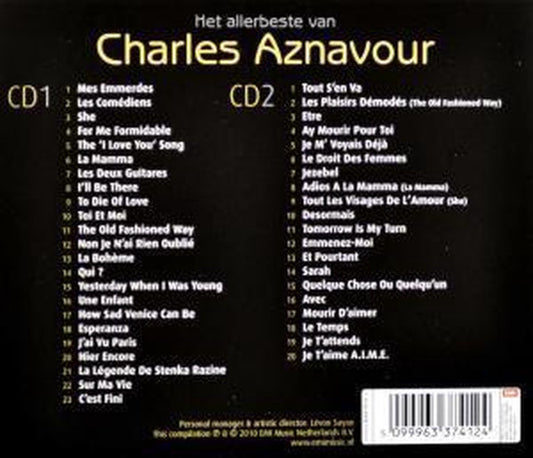Charles Aznavour : Het Allerbeste Van Charles Aznavour (2xCD, Comp)