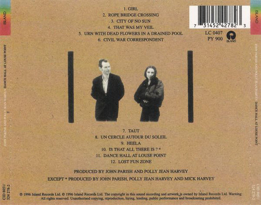 John Parish & PJ Harvey : Dance Hall At Louse Point (CD, Album, RP)