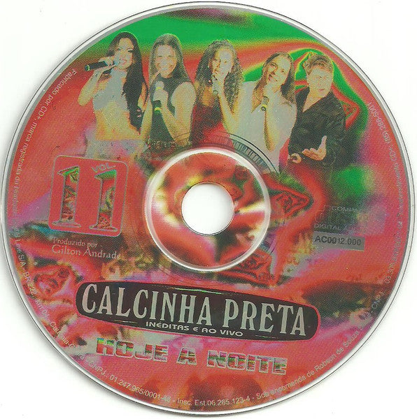 Calcinha Preta : Hoje À Noite: Inéditas E Ao Vivo (Vol. 11) (CD, Album, RP)