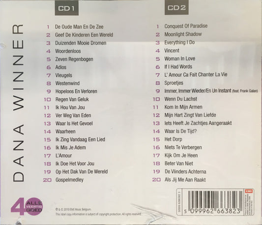 Dana Winner : Alle 40 Goed - Dana Winner (2xCD, Comp)