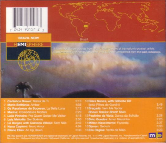 Various : Brazil Now (CD, Comp, RM)