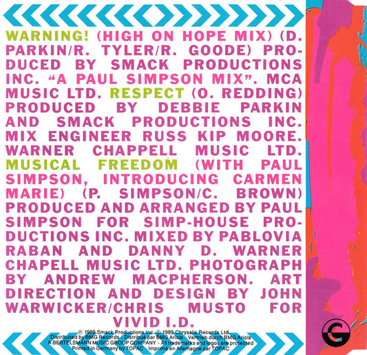 Adeva : Warning! (CD, Single)