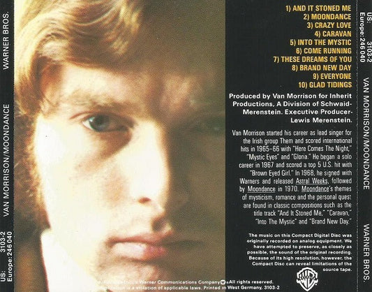 Van Morrison : Moondance (CD, Album, RE, Tar)