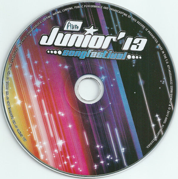 Various : Junior Songfestival '13 (CD, Album)