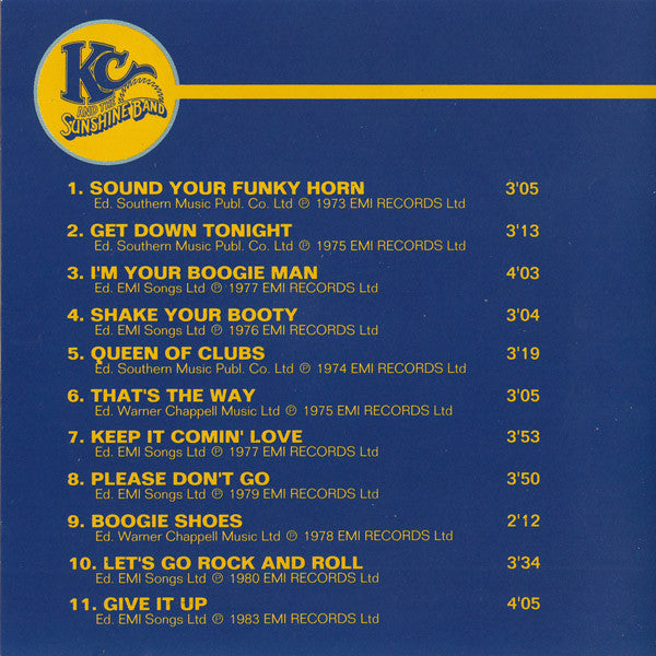 KC & The Sunshine Band : The Very Best Of (CD, Comp)