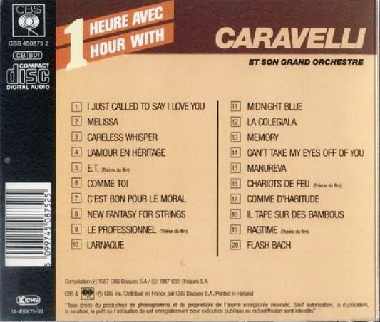 Caravelli & His Orchestra : Une Heure Avec / One Hour With Caravelli (CD, Comp)