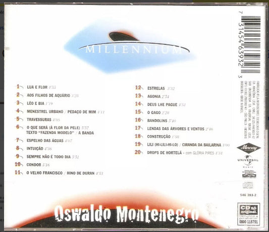 Oswaldo Montenegro : Millennium - 20 Músicas Do Século XX (CD, Comp)