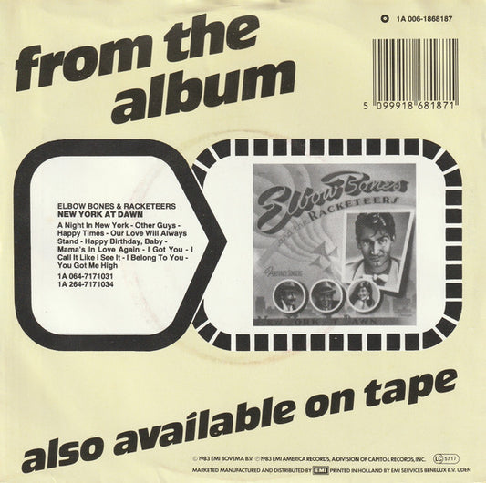 Elbow Bones And The Racketeers : A Night In New York (7", Single)