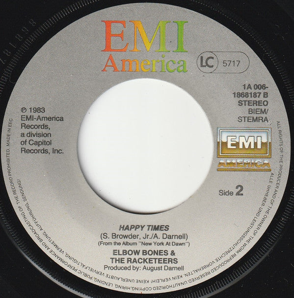Elbow Bones And The Racketeers : A Night In New York (7", Single)