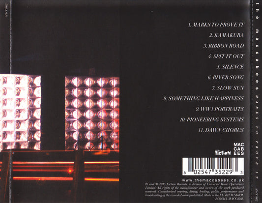 The Maccabees : Marks To Prove It (CD, Album)
