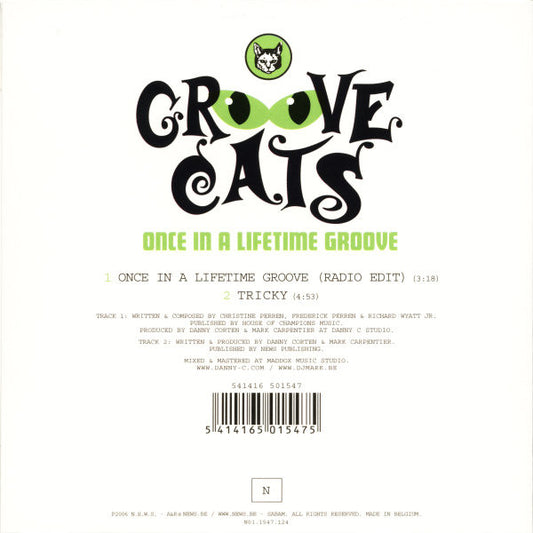 Groove Cats : Once In A Lifetime Groove (CD, Single)