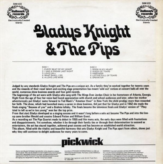 Gladys Knight And The Pips : Gladys Knight & The Pips (LP, Comp)