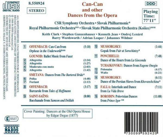 Slovak Radio Symphony Orchestra, Slovak Philharmonic Orchestra, Royal Philharmonic Orchestra, Slovak State Philharmonic Orchestra, Košice : Can-Can And Other Dances From The Opera (CD, Comp)