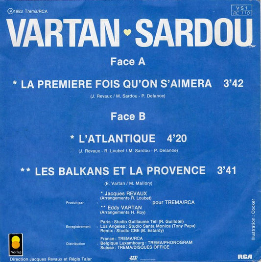 Sylvie Vartan ♥ Michel Sardou : La Premiere Fois Qu'on S'aimera (7", Single)