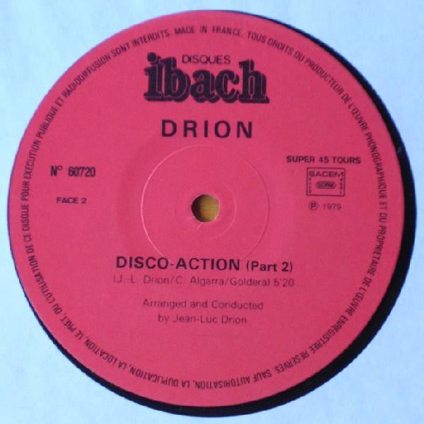 Jean-Luc Drion : Disco-Action (12")