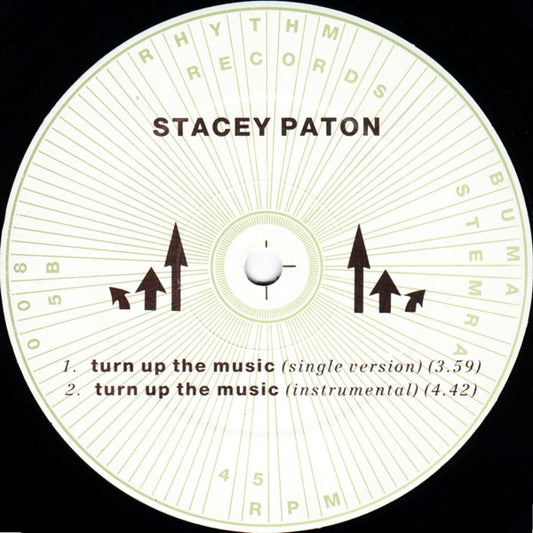 Stacey Paton : Turn Up The Music (12")