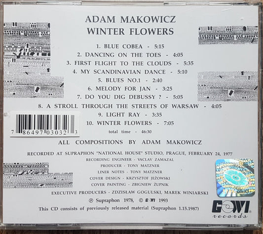 Adam Makowicz : Winter Flowers (CD, Album)