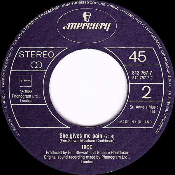 10cc : Feel The Love (Oomachasaooma) (7", Single)