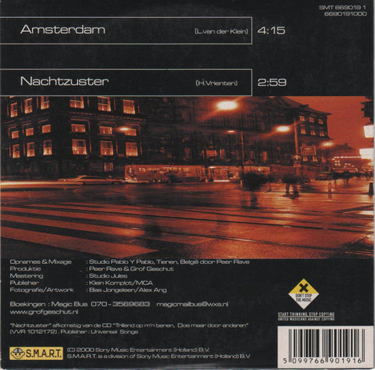 Grof Geschut : Amsterdam (CD, Single)
