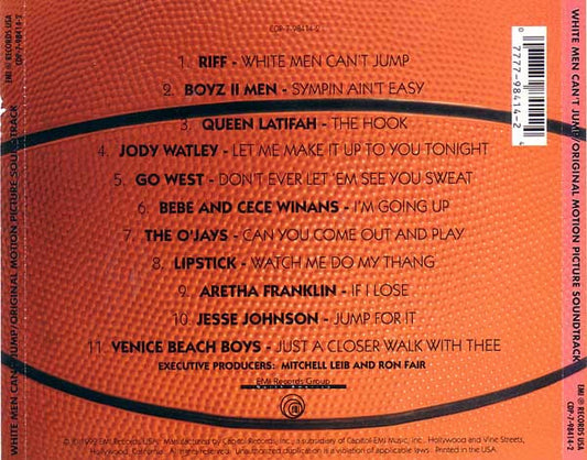 Various : White Men Can't Jump (Original Motion Picture Soundtrack) (CD, Album)