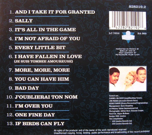 Carmel (2) : Collected (CD, Comp)