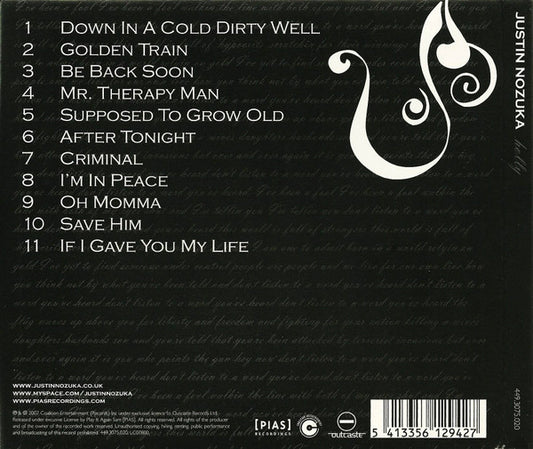 Justin Nozuka : Holly (CD, Album, Dig)