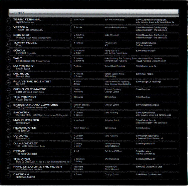 Various : Sensation Black Edition 2006 (CD, Comp + CD, Comp, P/Mixed)