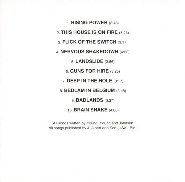 AC/DC : Flick Of The Switch (CD, Album, RE, RM)