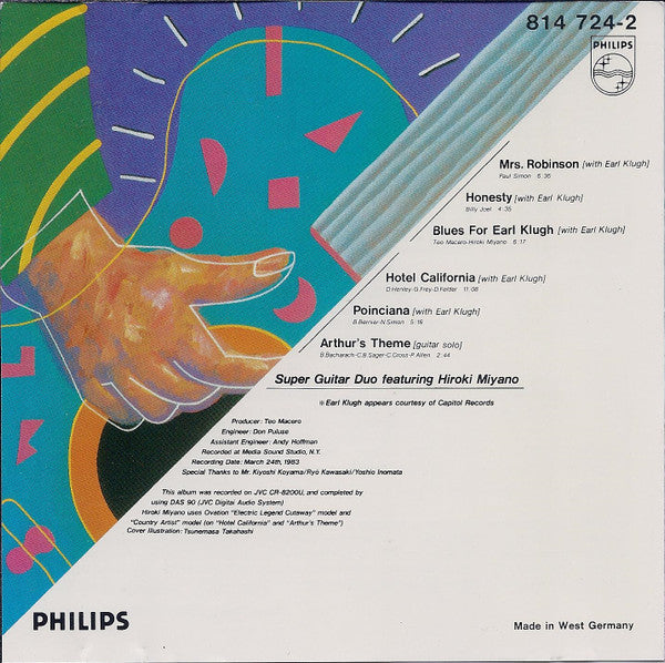 Super Guitar Duo Featuring Hiroki Miyano : Hotel California (CD, Album)