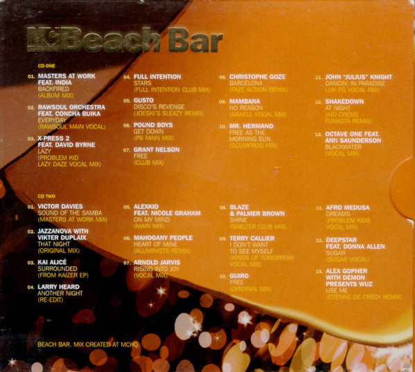 Various : Mastercuts Beach Bar (2xCD, Comp, Mixed)