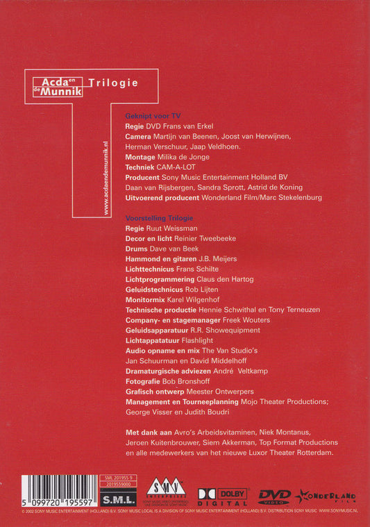 Acda en de Munnik : Trilogie: Geknipt Voor TV (DVD-V)