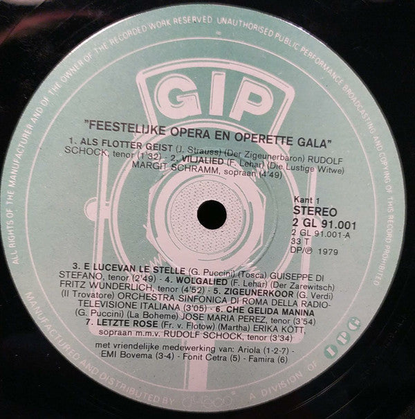 Various : Feestelijk Opera & Operette Gala (2xLP)