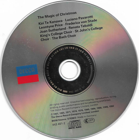 Various : The Magic Of Christmas (CD, Album, Comp)