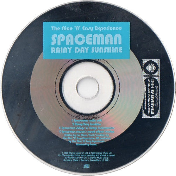 The Nice 'N' Easy Experience : Spaceman / Rainy Day Sunshine (CD, Maxi)