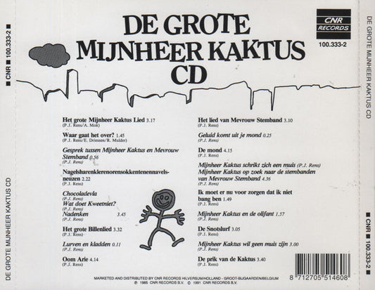 Meneer Kaktus : De Grote Mijnheer Kaktus CD (CD, Album)