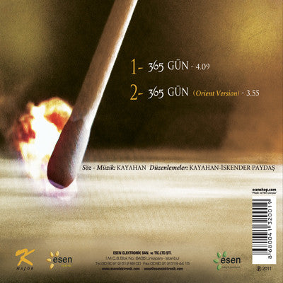 Kayahan : 365 Gün (Hayatımın Tamamısın) (CD, Single)