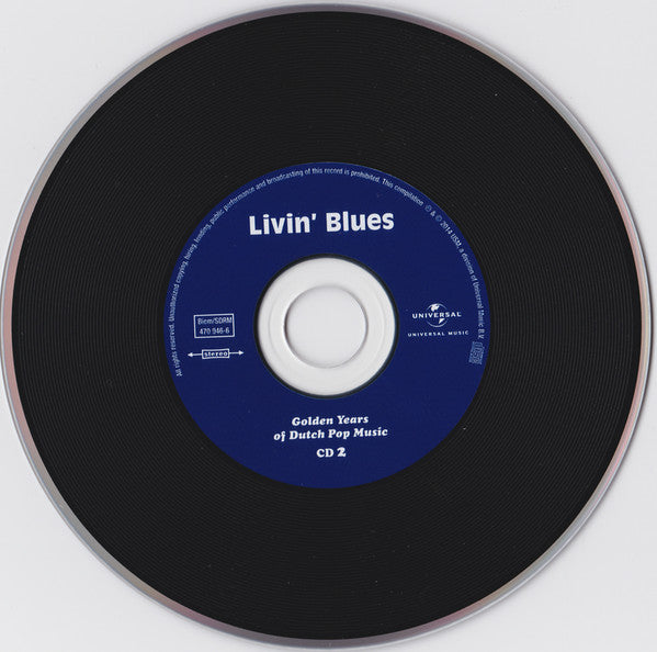 Livin' Blues : The Golden Years Of Dutch Pop Music (A&B Sides And More) (2xCD, Comp)