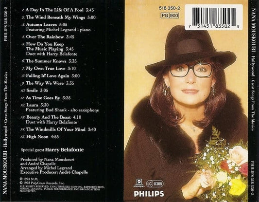 Nana Mouskouri : Hollywood (Great Songs From The Movies) (CD, Album)