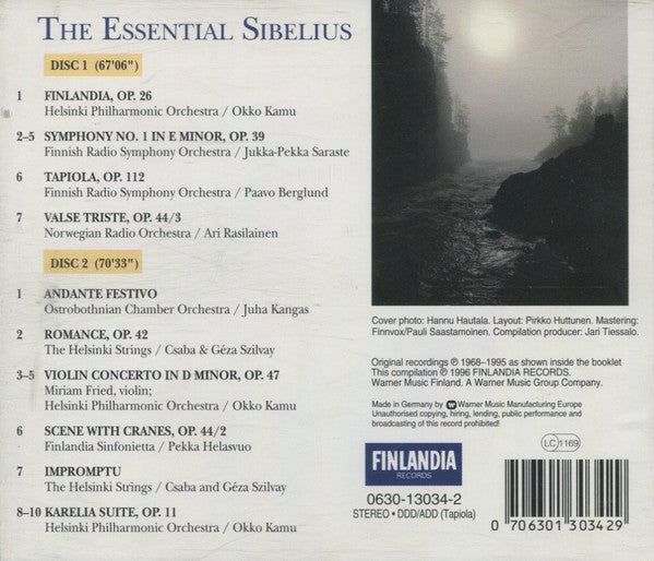 Jean Sibelius : The Essential Sibelius (2xCD, Comp)