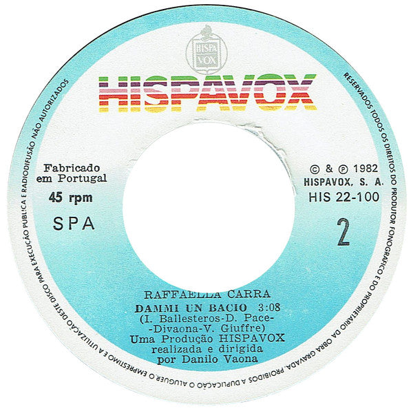 Raffaella Carrà : Ballo, Ballo (7", Single)