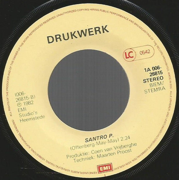 Drukwerk : Pappa (7", Single)