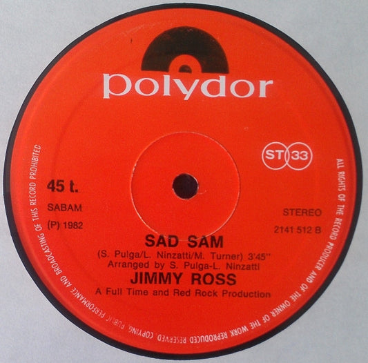 Jimmy Ross : Fall Into A Trance (12")