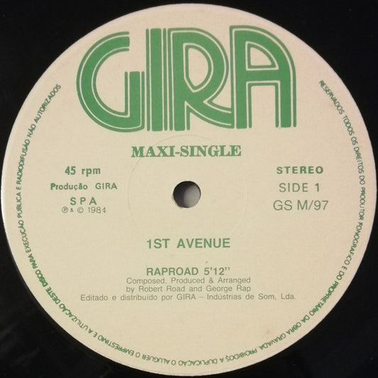 1st Avenue (4) : Rap Road (12")