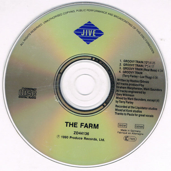 The Farm : Groovy Train (CD, Maxi)