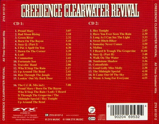 Creedence Clearwater Revival : All Time Greatest Hits (2xCD, Comp)